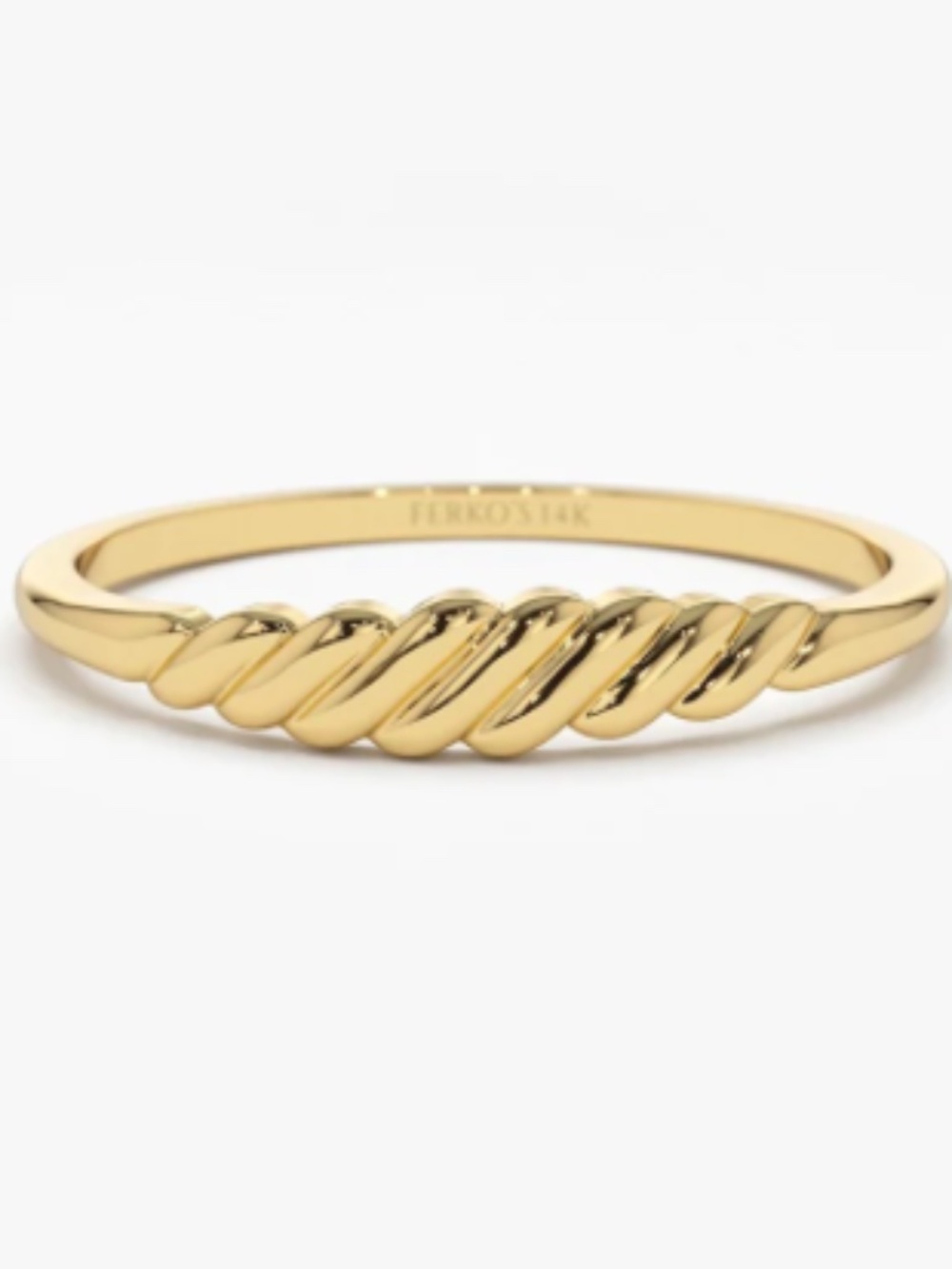 Ferko's 14K Solid Gold Pluto Ring size 7.5